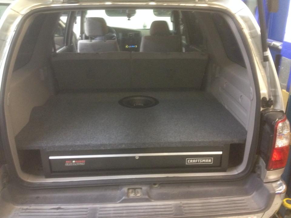 Woofer With Toolbox Installation