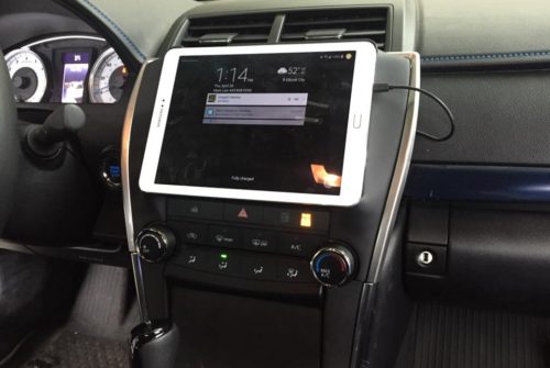 Galaxy Tablet finished in Toyota Camry